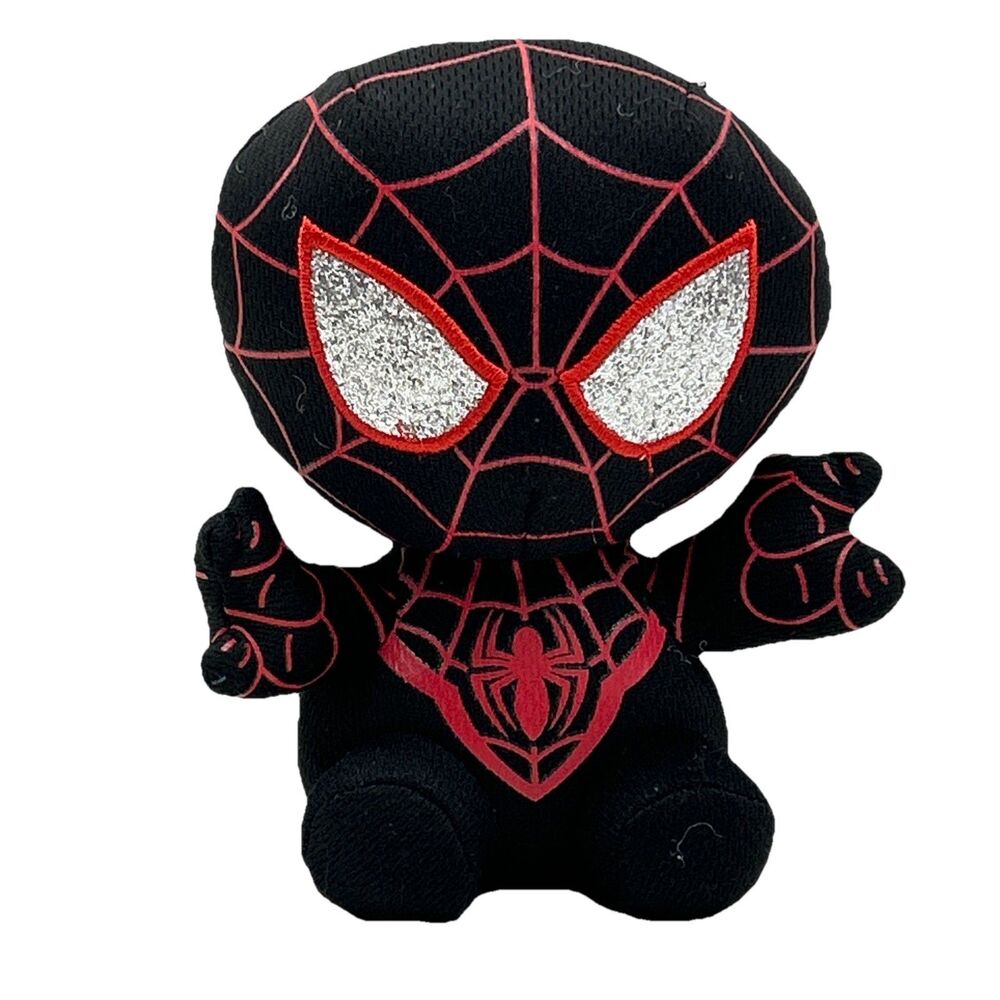 TY Beanie Baby 6" Marvel Miles Morales‎ Spider-Man Spider Verse Plush Toy 2019